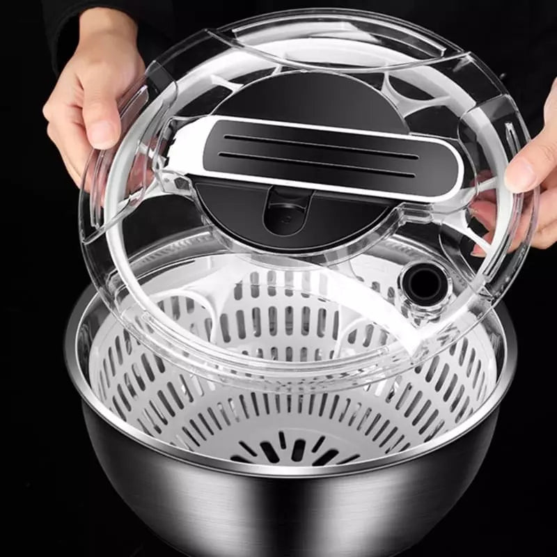 Centrifuga Secadora de Salada Bowl Inox