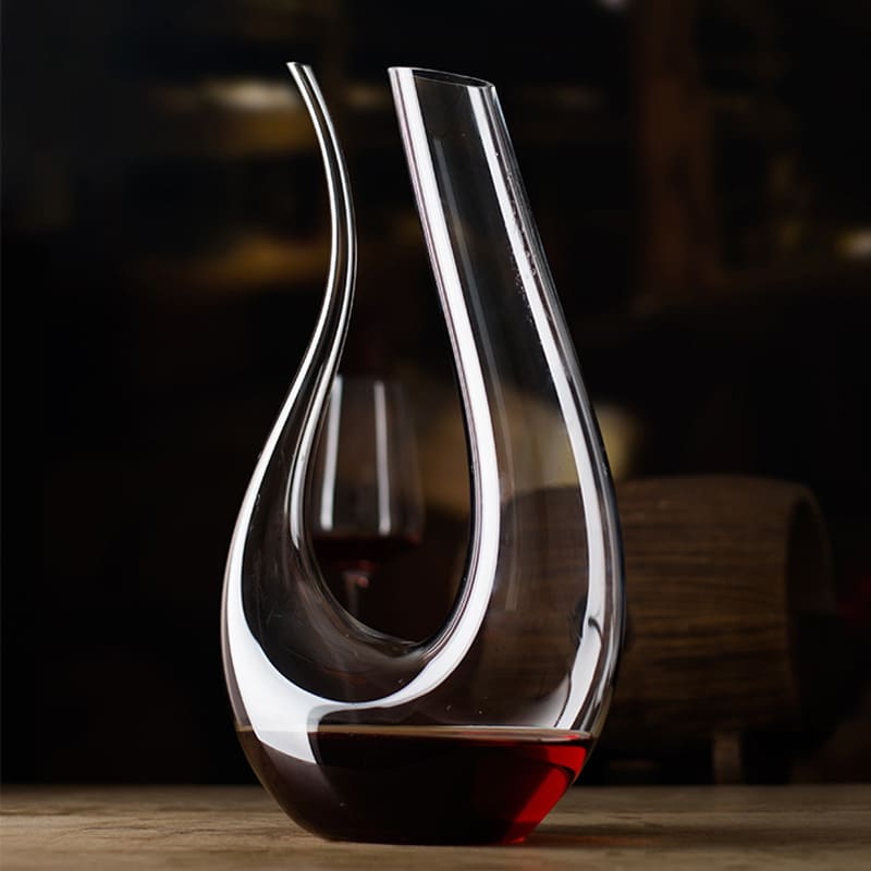 Decanter de Vinho Recipiente de Vidro Cisne Decantador