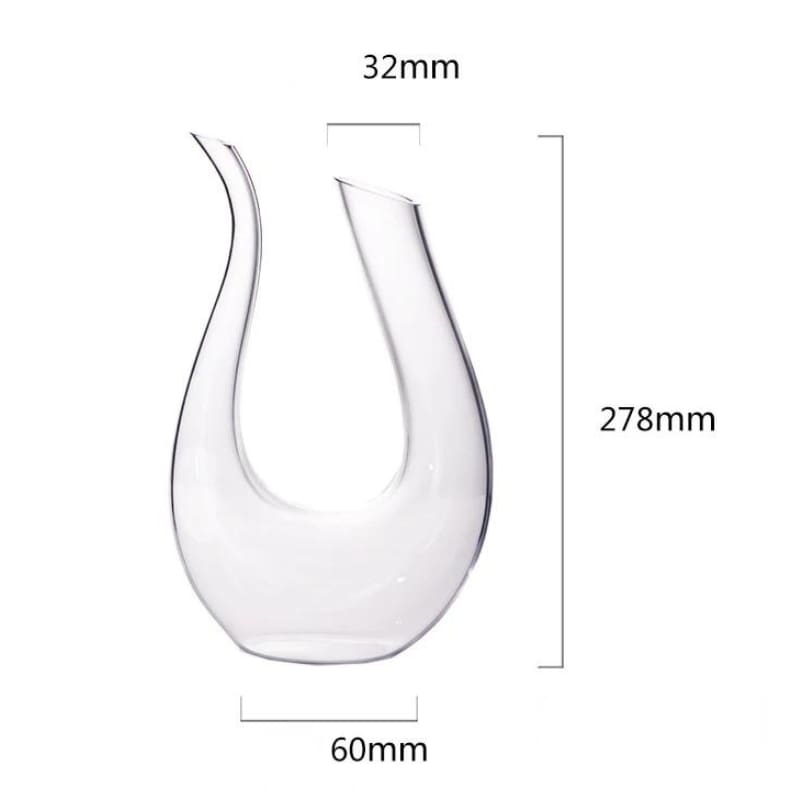 Decanter de Vinho Recipiente de Vidro Cisne Decantador