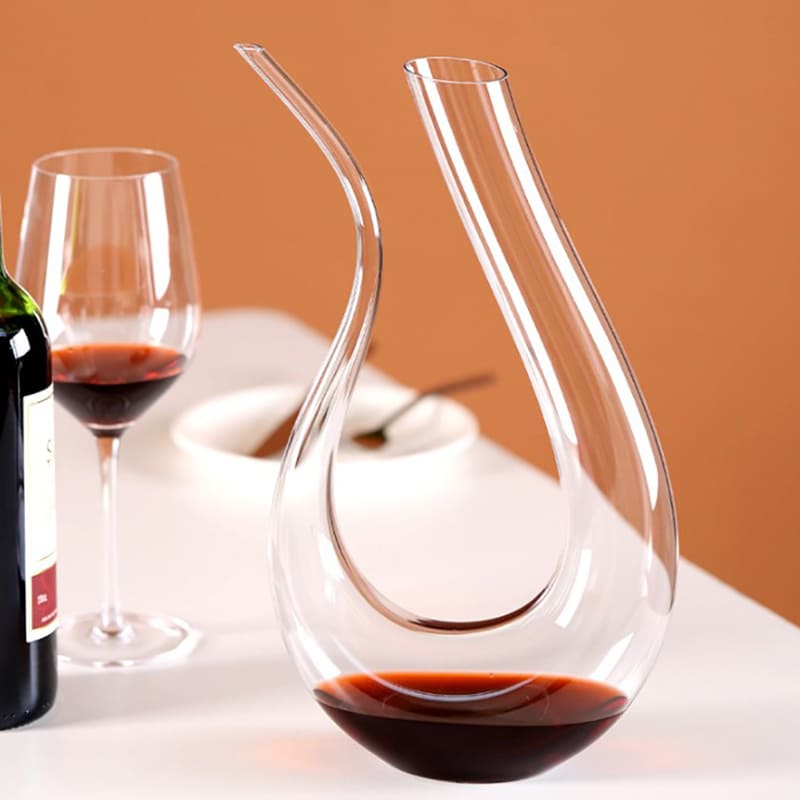 Decanter de Vinho Recipiente de Vidro Cisne Decantador