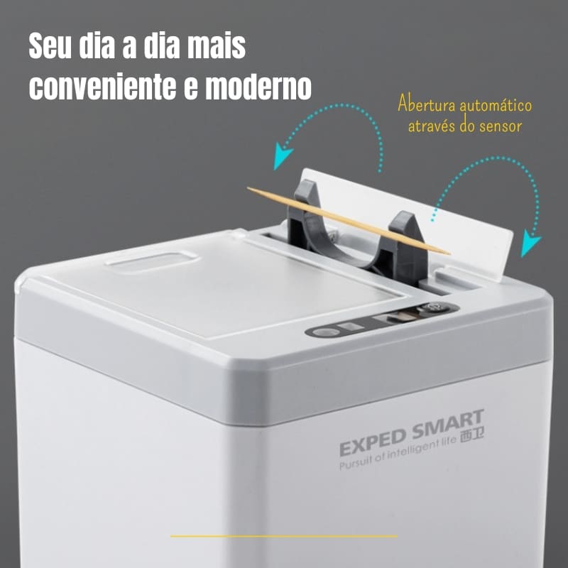 Paliteiro Automático com Sensor Porta Palito de Dentes