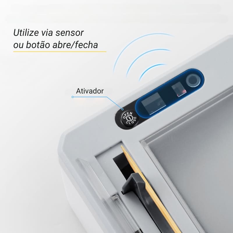 Paliteiro Automático com Sensor Porta Palito de Dentes