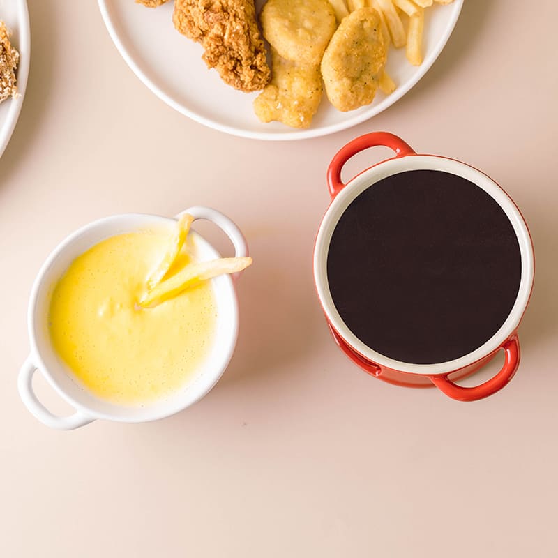 Panela de Fondue de Queijo e Chocolate Cerâmica