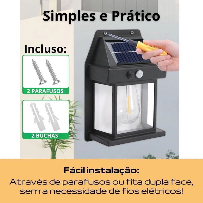 Luminária Solar - Refletor EcoLux™